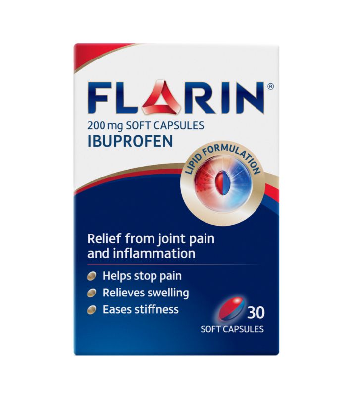 Flarin Ibuprofen 200mg Soft Capsules – Fast and Effective Pain Relief