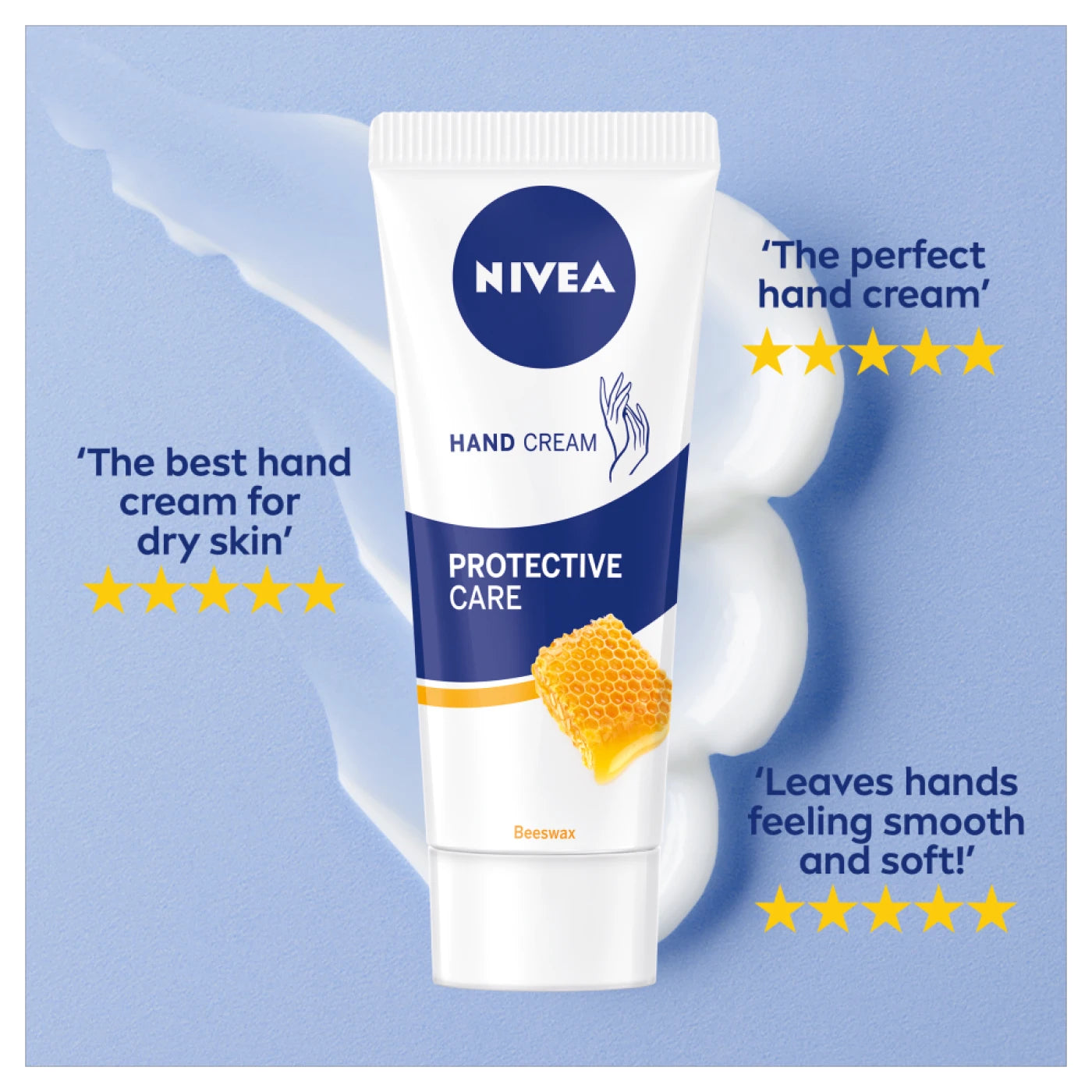 NIVEA PROTECTIVE CARE BEESWAX HAND CREAM 75ML