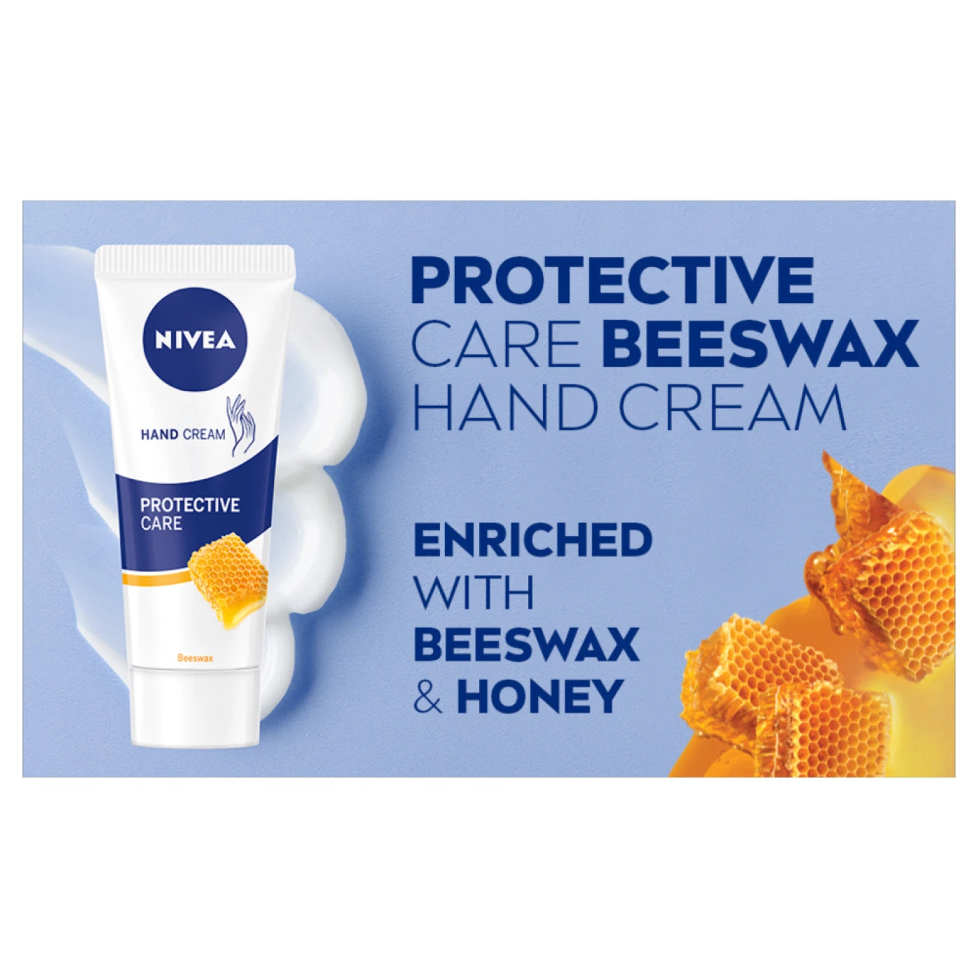 NIVEA PROTECTIVE CARE BEESWAX HAND CREAM 75ML