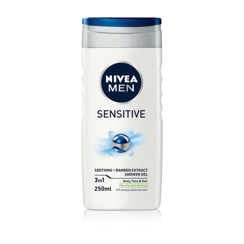 NIVEA MEN SENSITIVE SHOWER GEL 250ML