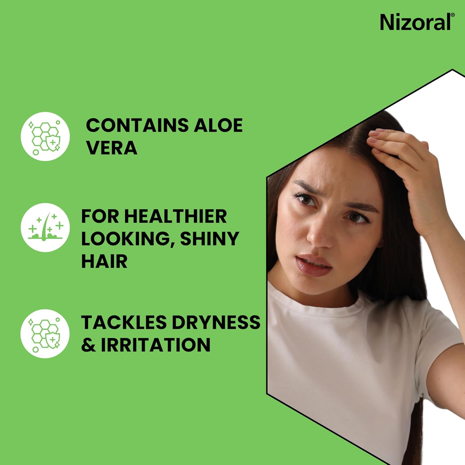 Nizoral Itchy & Sensitive Scalp Shampoo – 200ml