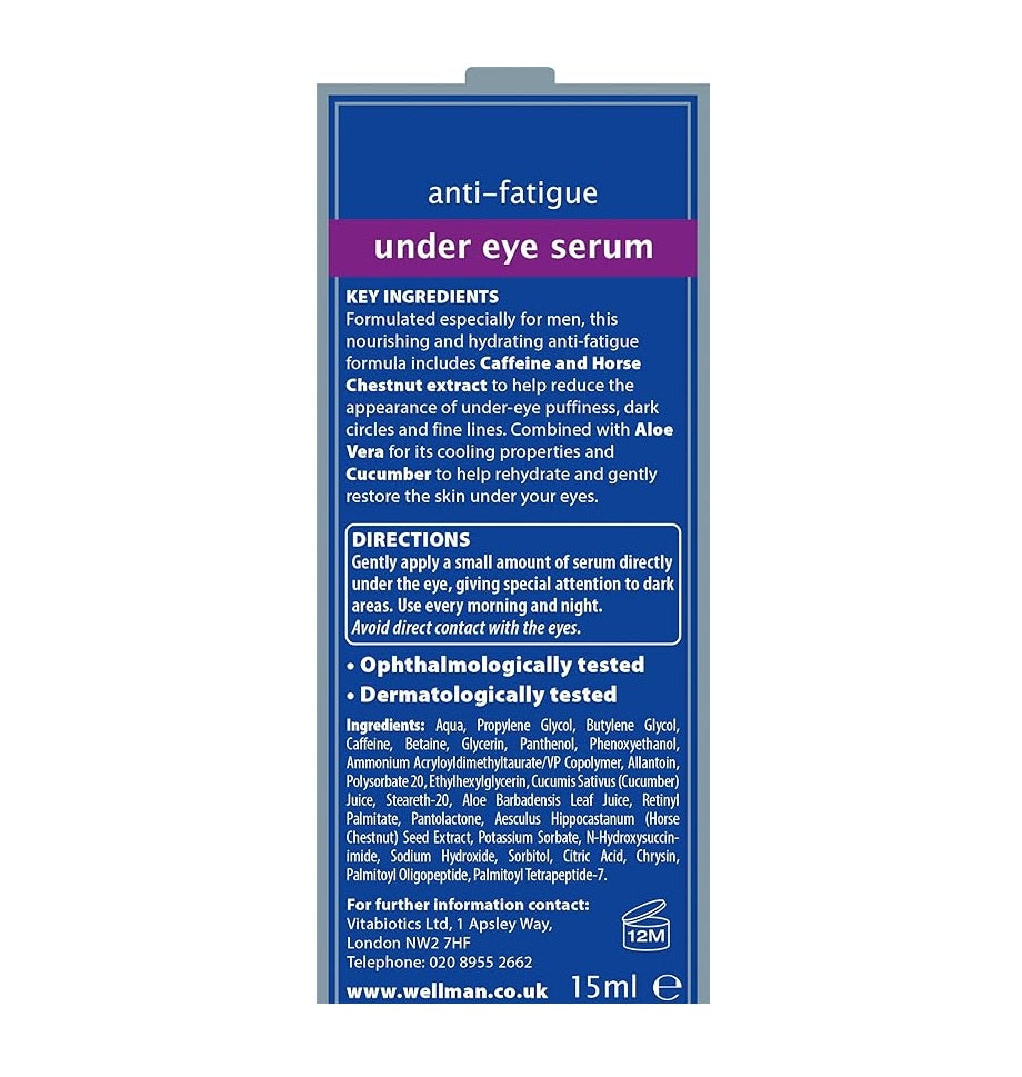 WELLMAN UNDER EYE SERUM 15ML