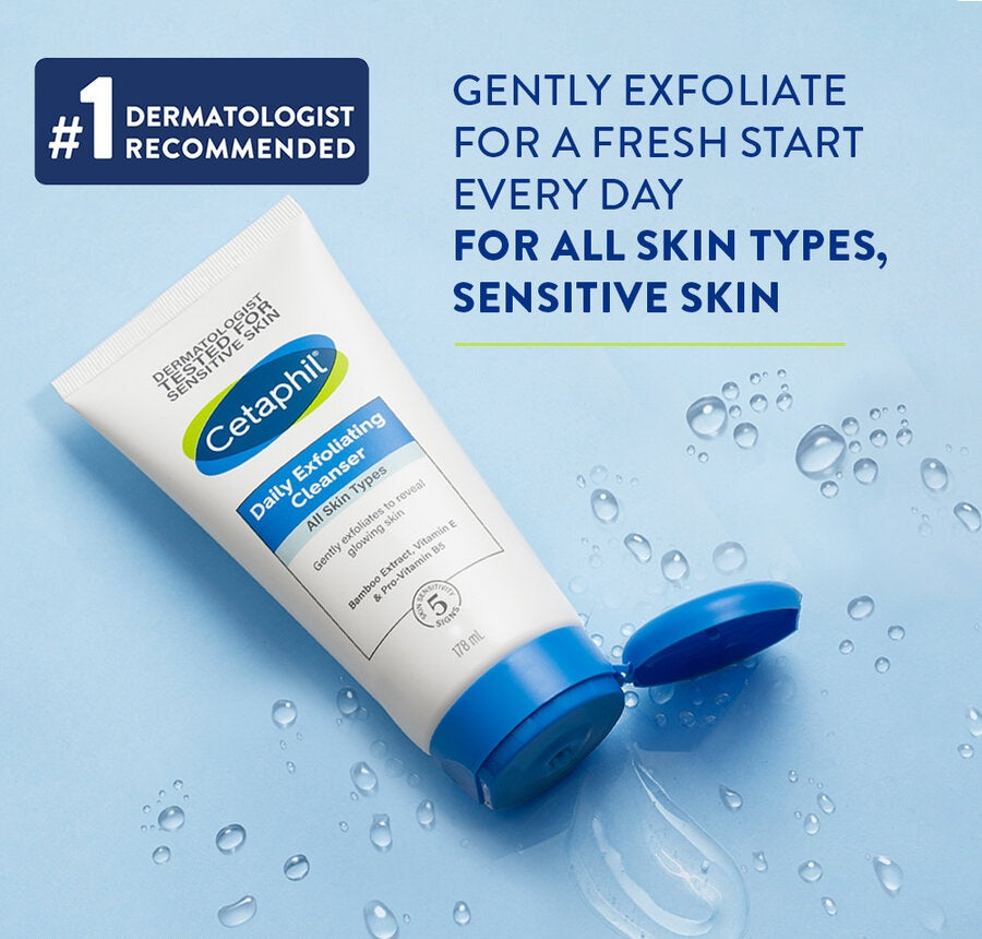 CETAPHIL GENTLE EXFOLIATOR CLEANSE SCRUB 178ML
