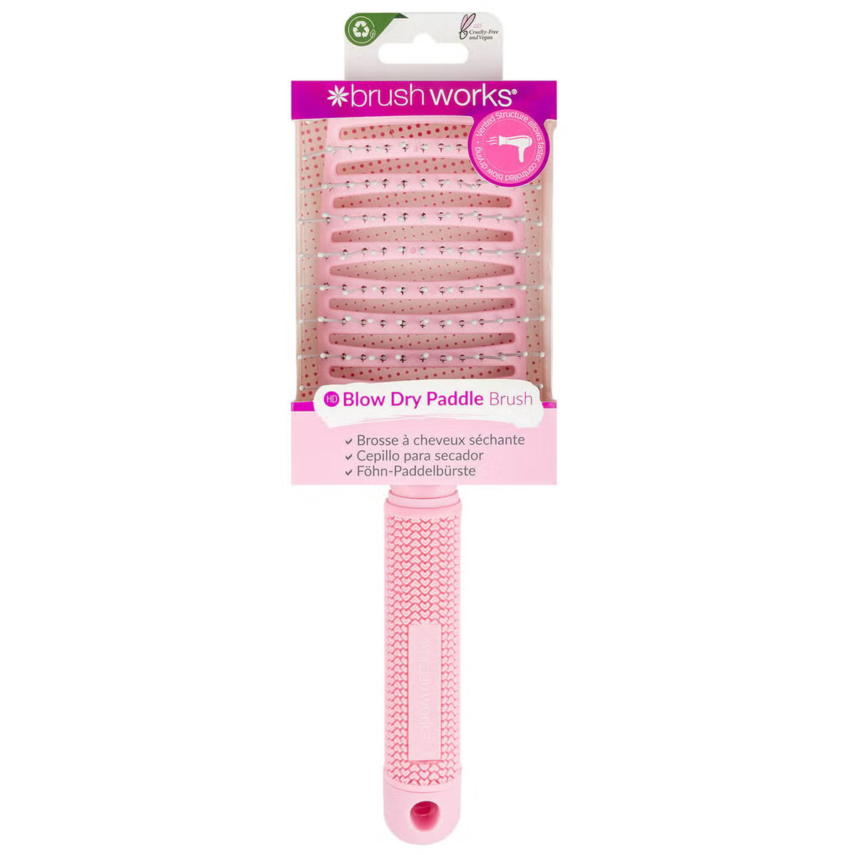 BRUSHWORKS BLOW DRY PADDLE BRUSH