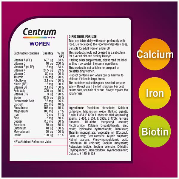 Centrum Women Multivitamins And Minerals