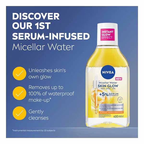 NIVEA BRIGHTENING SERUM MICELLAR WATER 400ML