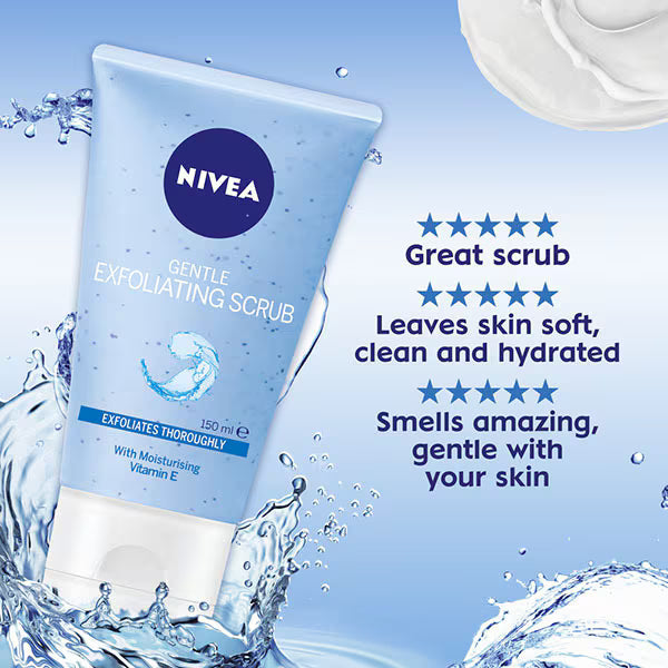 NIVEA GENTLE EXFOLIATING FACE SCRUB 150ML