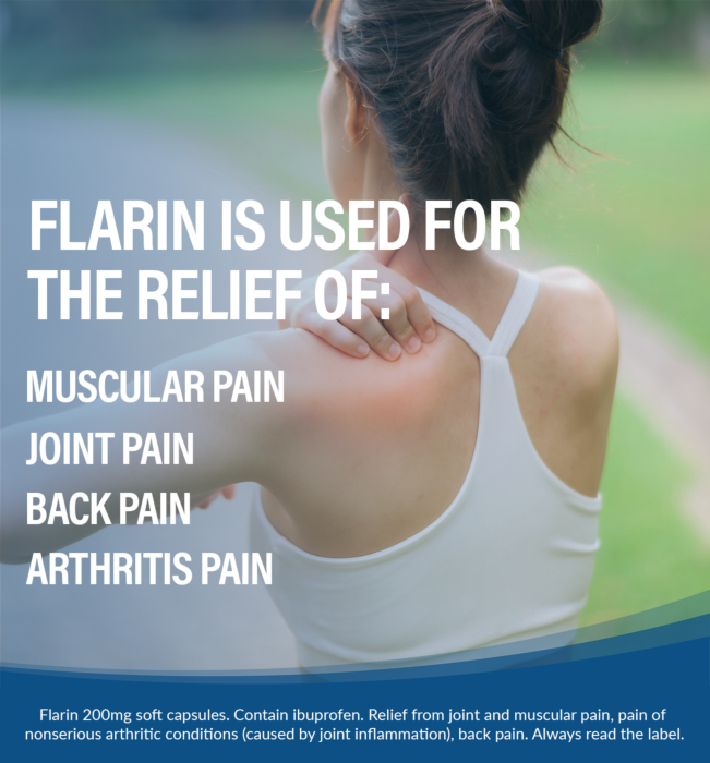 Flarin Ibuprofen 200mg Soft Capsules – Fast and Effective Pain Relief
