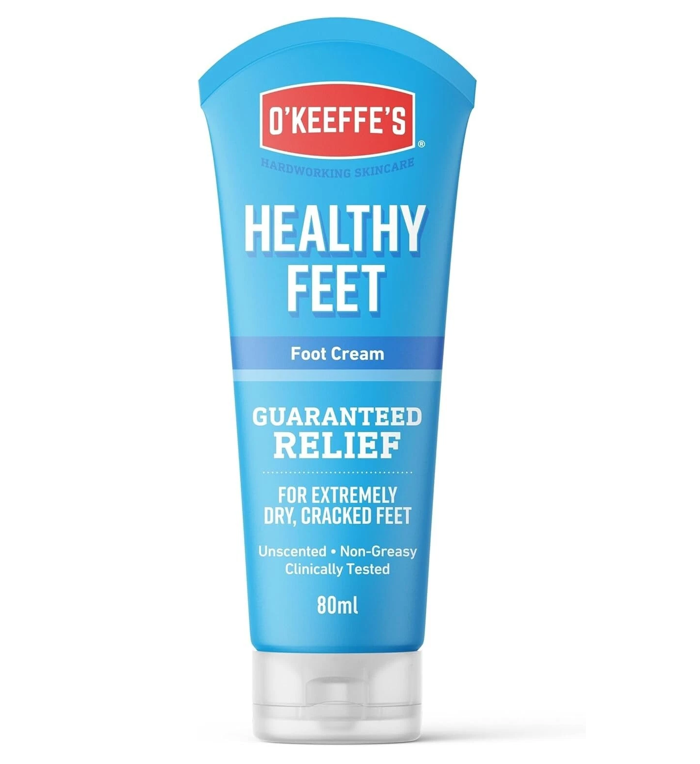 OKEEFFES HEALTHY FEET FOOT CREAM TUBE 80ML