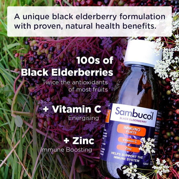 SAMBUCOL IMMUNO FORTE  LIQUID 120ML
